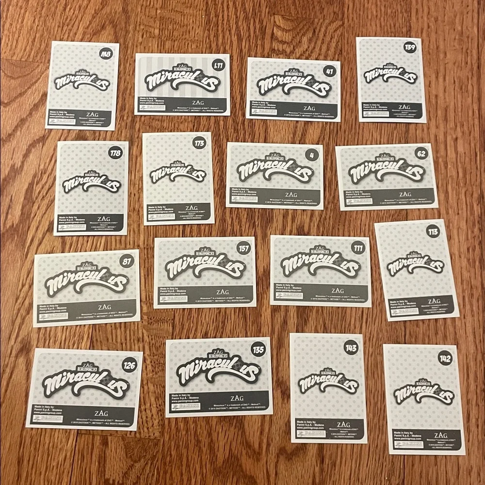 Lot of 100 Random Panini Miraculous Ladybug Stickers/Trading Cards! - Picture 2 of 11